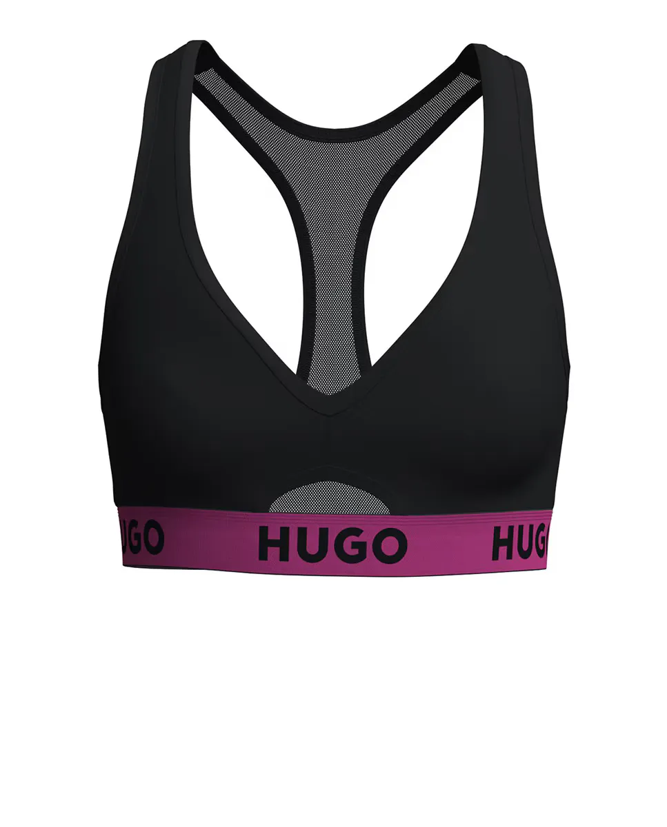 

Спортивный бралетт Sporty Logo Hugo, черный