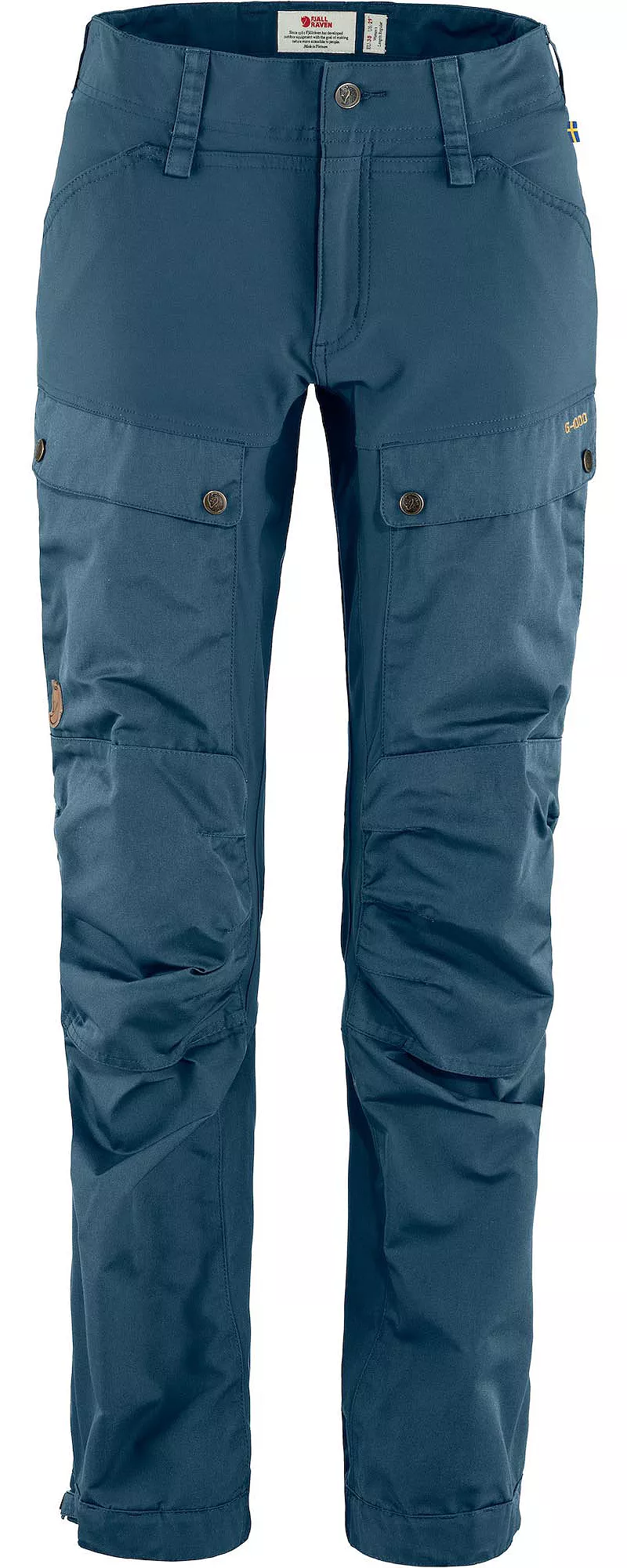 

Женские брюки Fjallraven Keb с изогнутым краем, цвет Indigo Blue