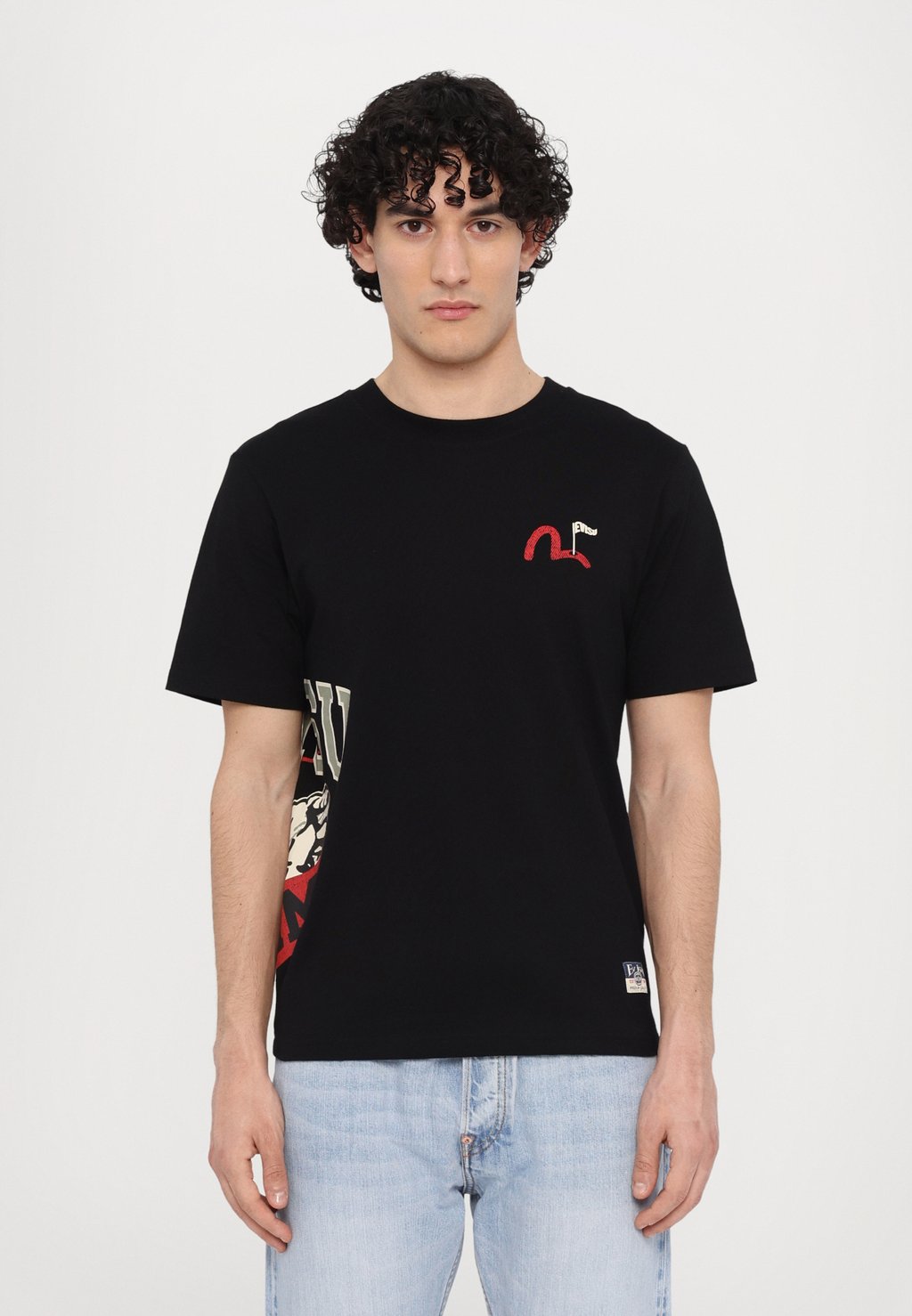 

Футболка с принтом TEE Evisu, черный