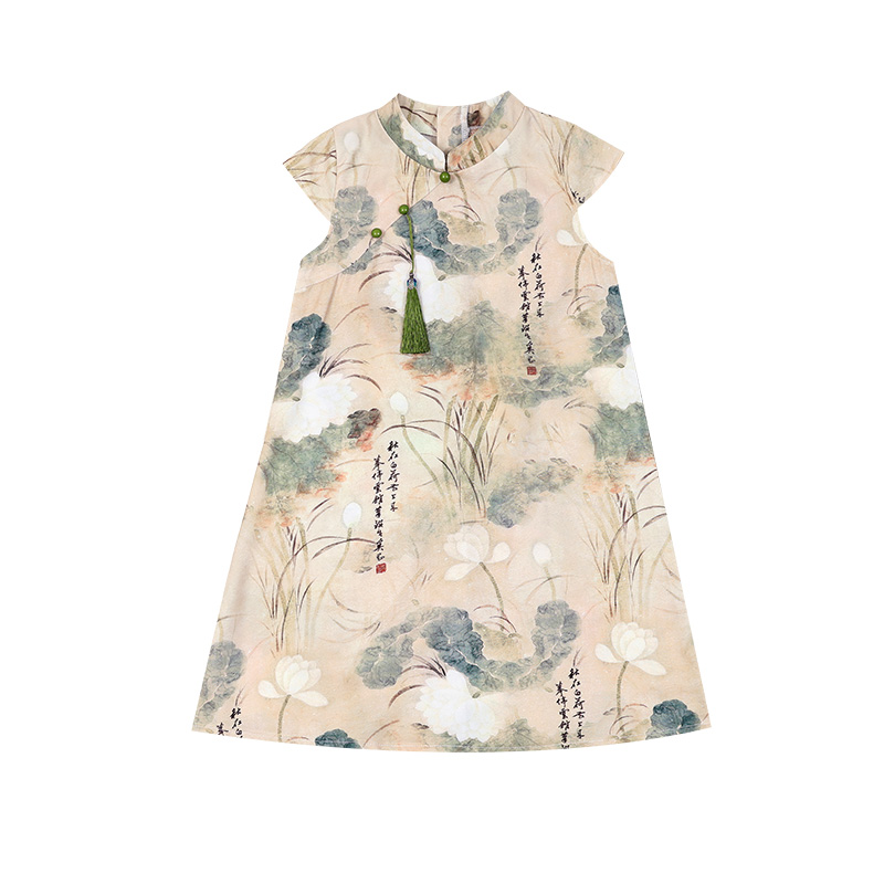 

Детский двухкомпонентный комплект с юбкой и тонким коротким рукавом PROTECTCAMEL, girl