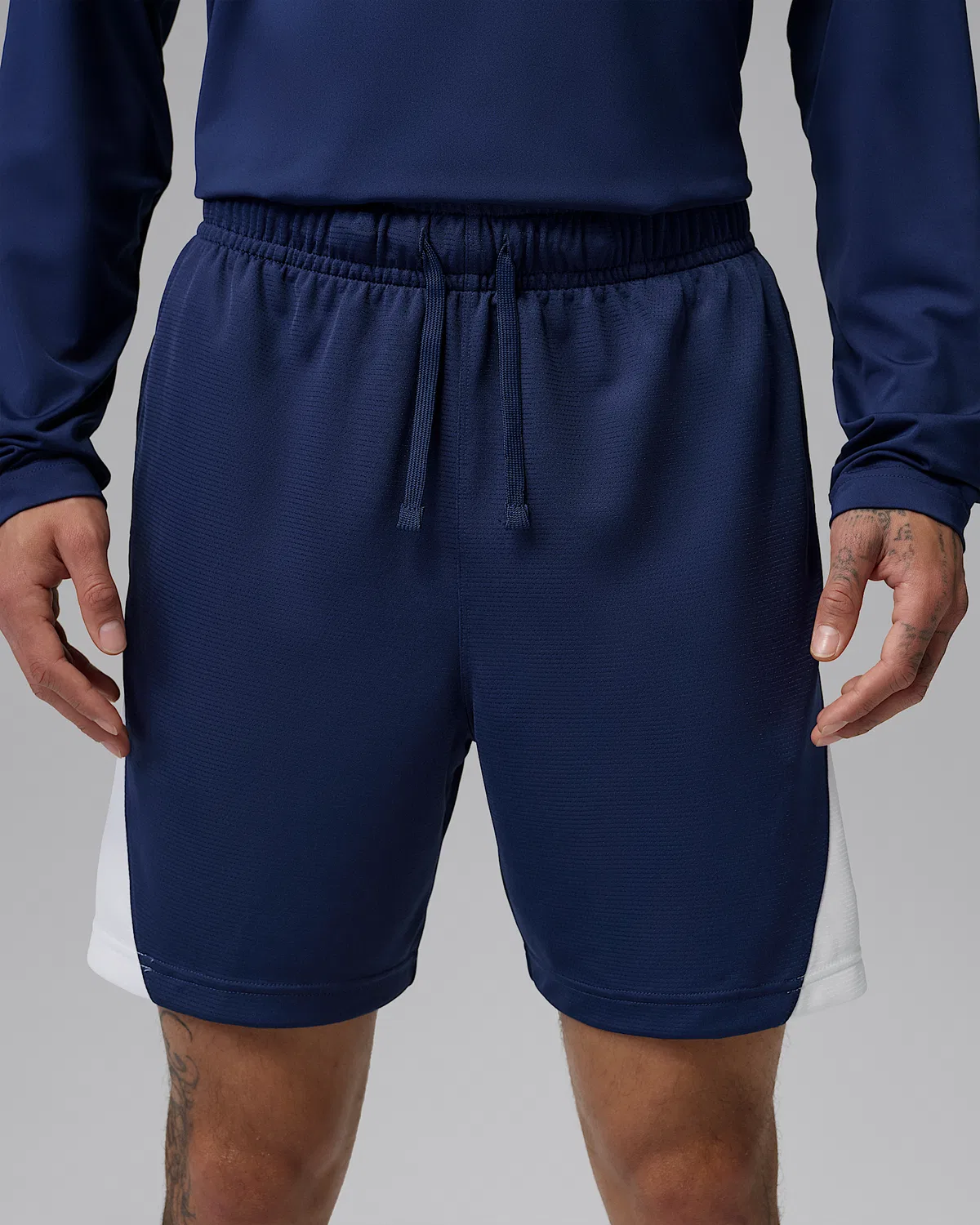 Мужские шорты Dri-FIT Jordan Sport, Midnight Navy/White/Midnight Navy — фото 2