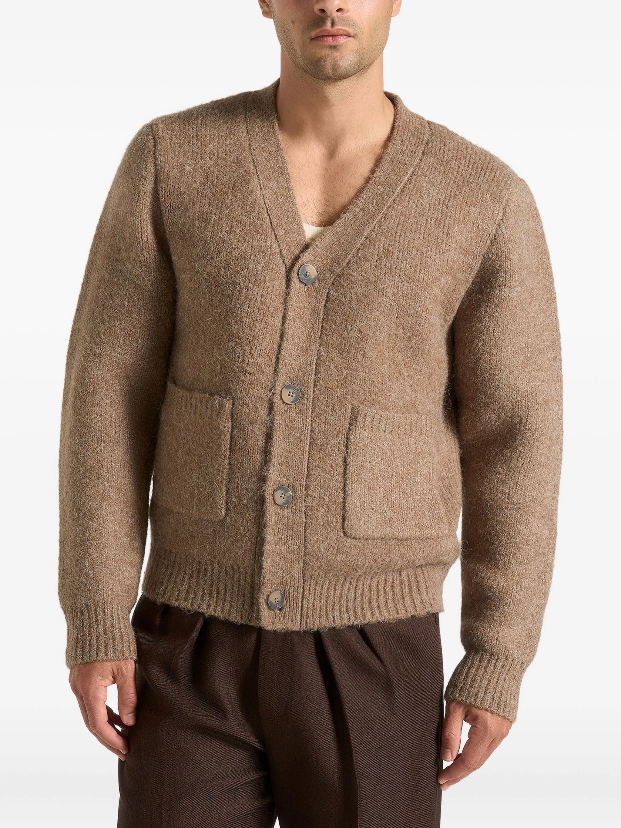 

Кардиган Aldo с V-образным вырезом Manière De Voir, бежевый