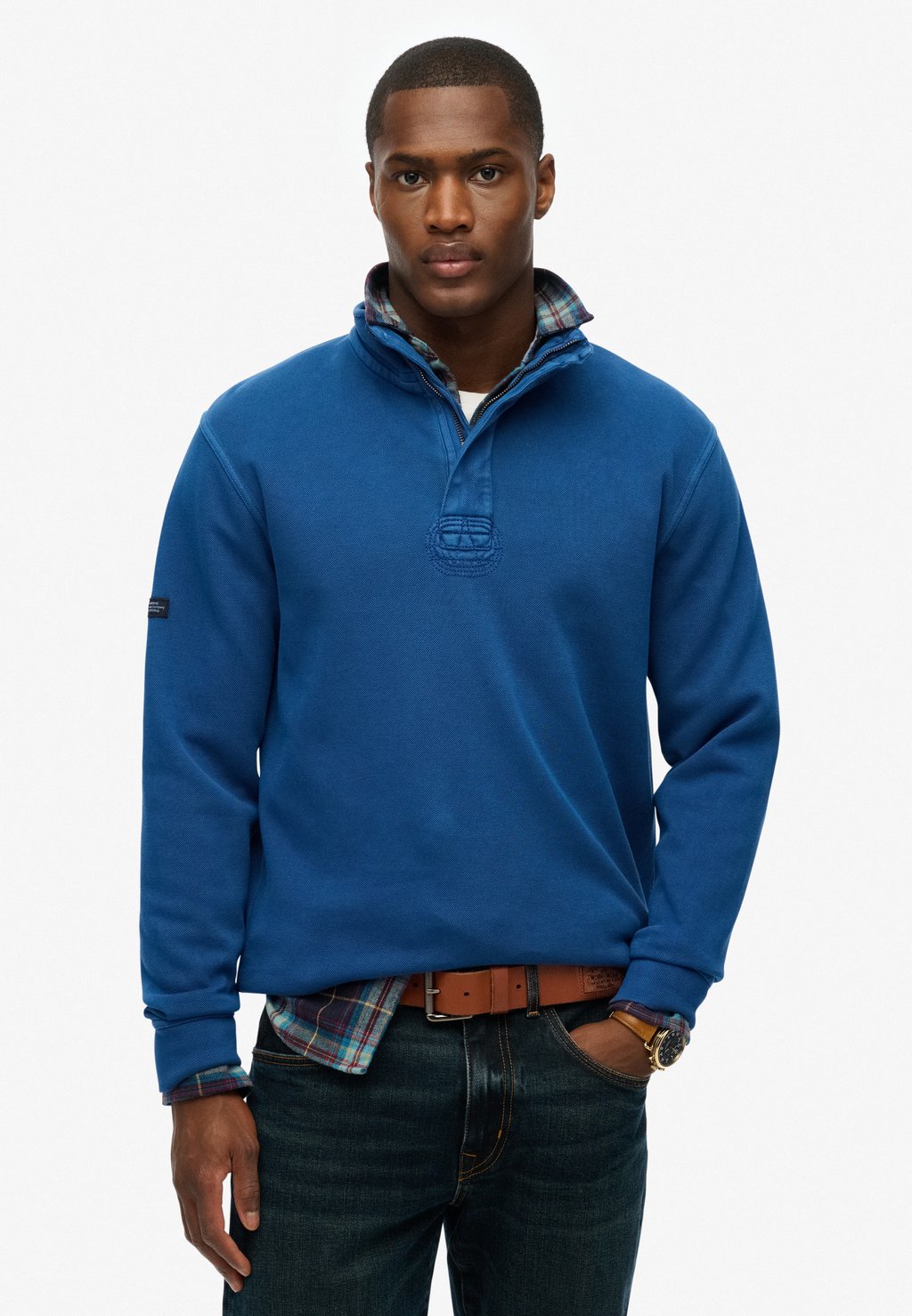 

Лонгслив Superdry, синий