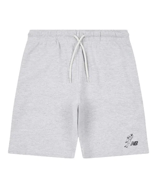 Детские шорты из флиса New Balance Ohtani Signature Collection серые — фото 2