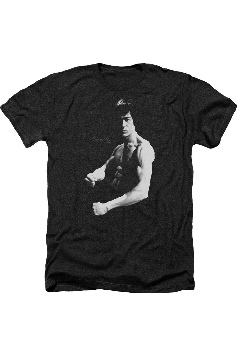 

Футболка Bruce Lee Stance Adult Heather Gildan, черный