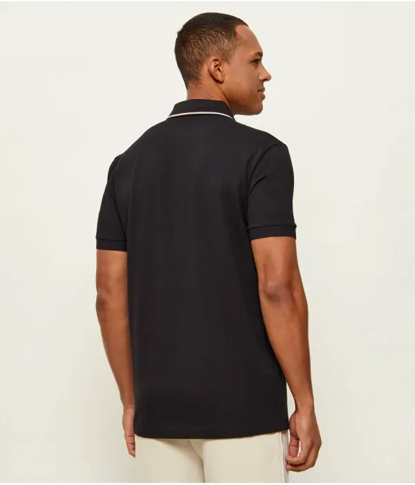 Поло PL_GOC Birdie Paule slim fit Boss Green, черный — фото 3