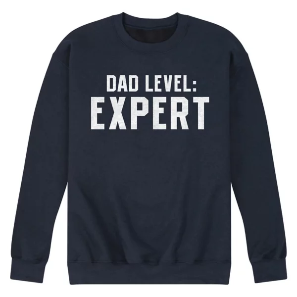 

Мужская уютная флисовая толстовка Dad level expert Licensed Character, синий