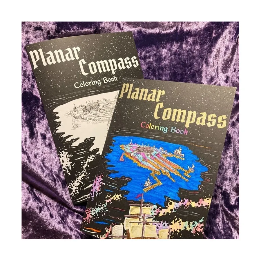 

Planar Compass Coloring Book, RPG's & Accessories (Planar Compass), мягкая обложка
