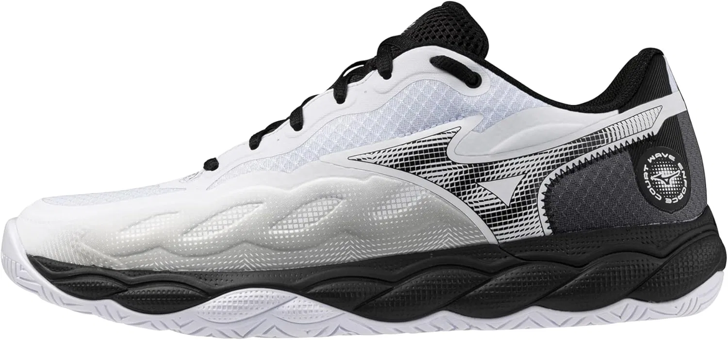 Кроссовки для тенниса Wave Enforce Court AC, Mizuno, White/Black