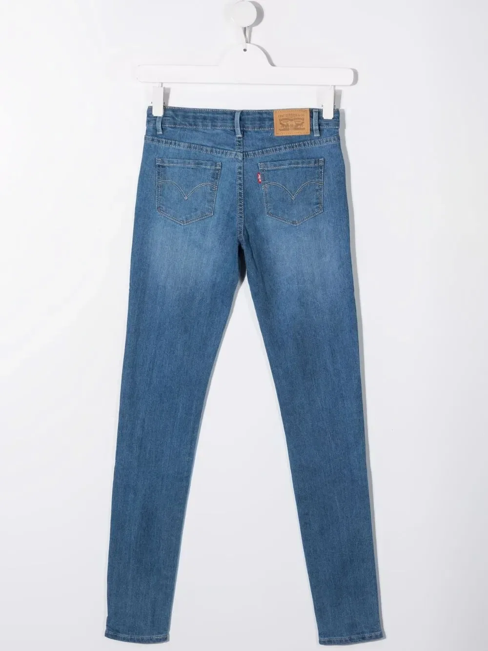 Узкие джинсы средней посадки для подростков Levi'S Kids, синий — фото 2