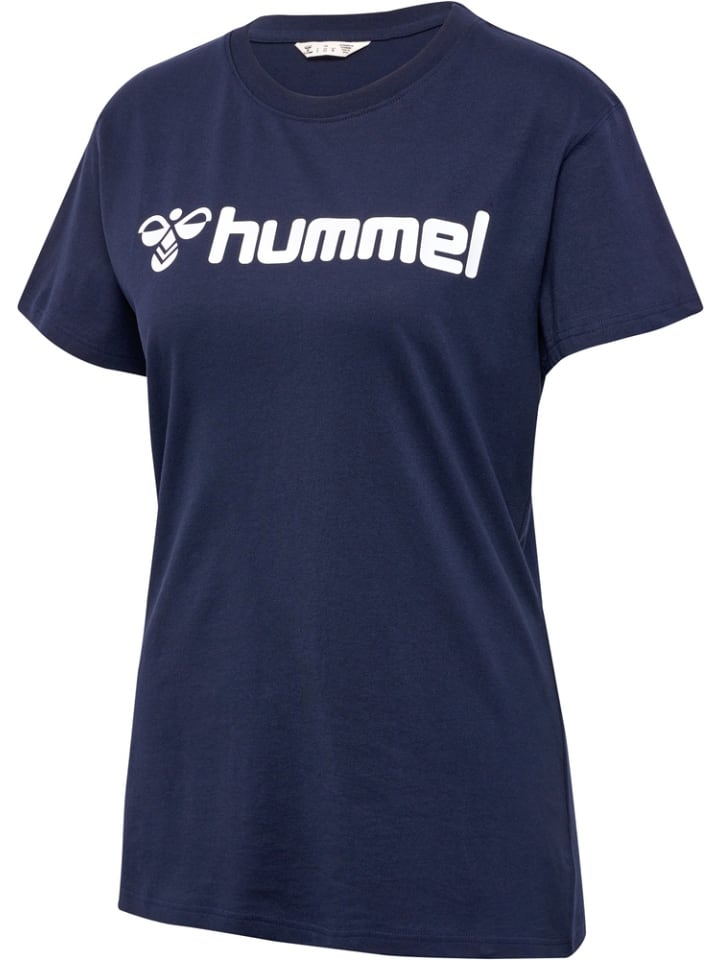 

Футболка Hmlgo 2.0 Logo T-Shirt S/S Woman синего цвета Hummel