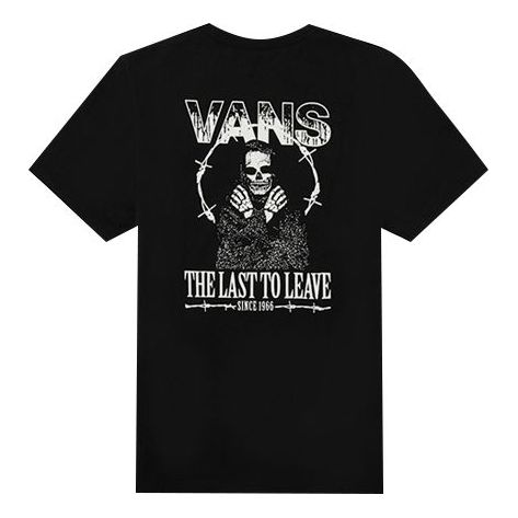 

Футболка Vans Back Printing Short Sleeve Couple Style Black VN0A4P5ABLK, черный