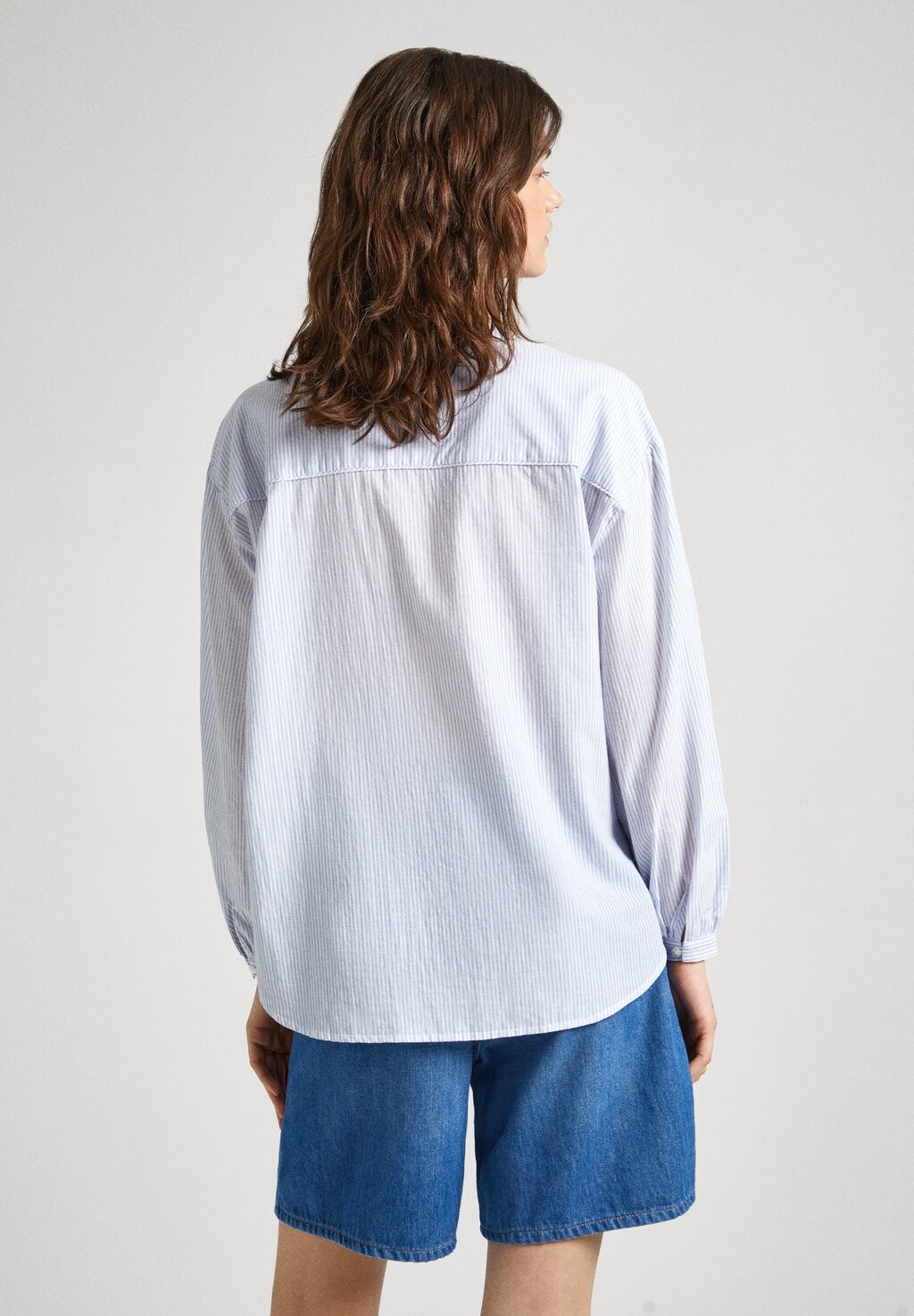 

Рубашка Polina Pepe Jeans, синяя