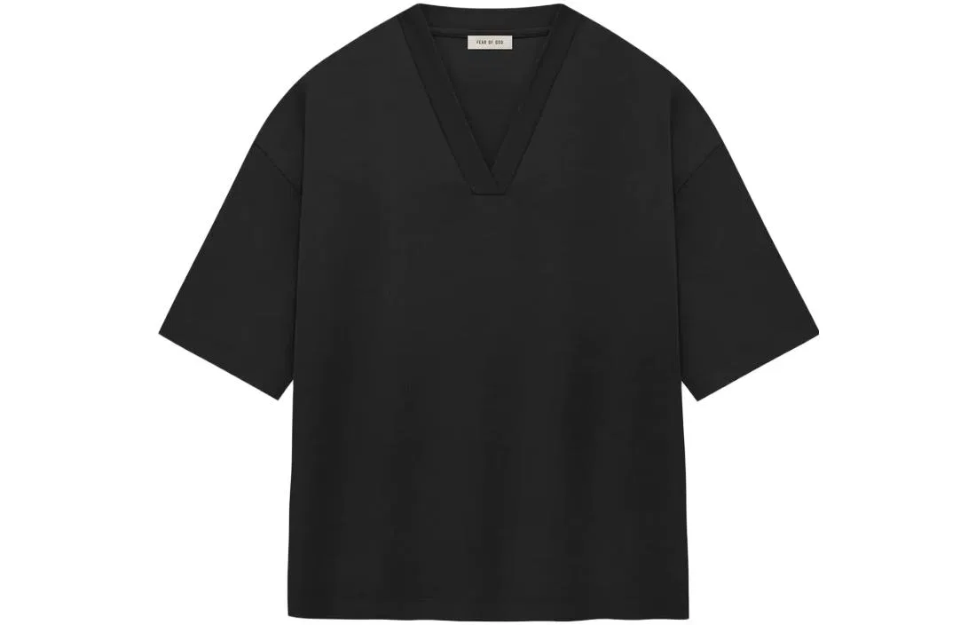 Футболка с V-образным вырезом Athletics Heavy Jersey Fear Of God черная