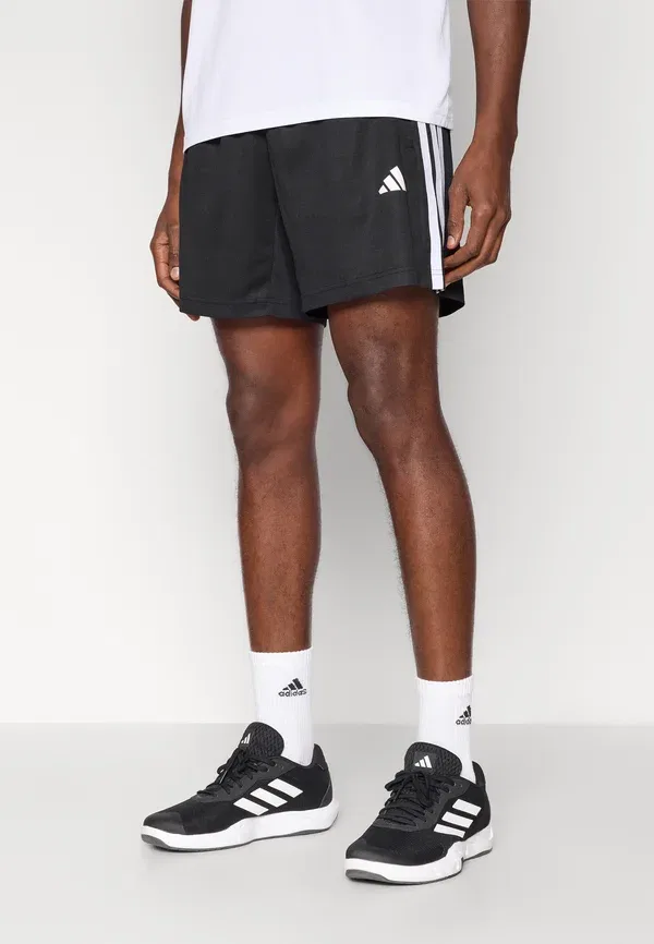 Спортивные шорты Adidas Performance Workout essentials base 3 stripes, черно-белые
