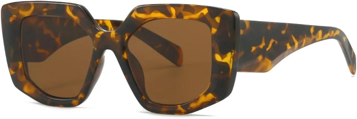 

Солнцезащитные очки с защитой от УФ-излучения UV400 | Женские, конфетно-желтого цвета, для занятий спортом на открытом воздухе и вождения DSVIGF, Leopard Tea