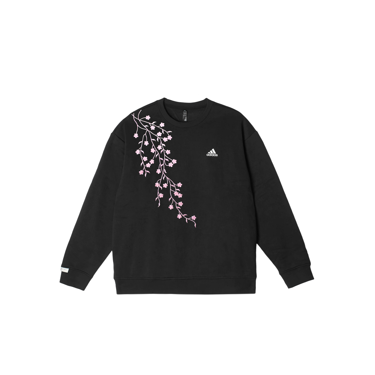 

Adidas Толстовки LABEL унисекс, черные, с круглым вырезом, средней толщины