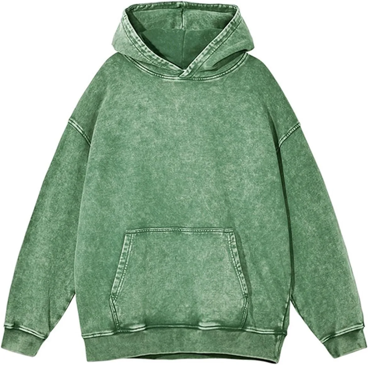 

Оверсайз худи с кислотной стиркой, утепленный флис JPLZi