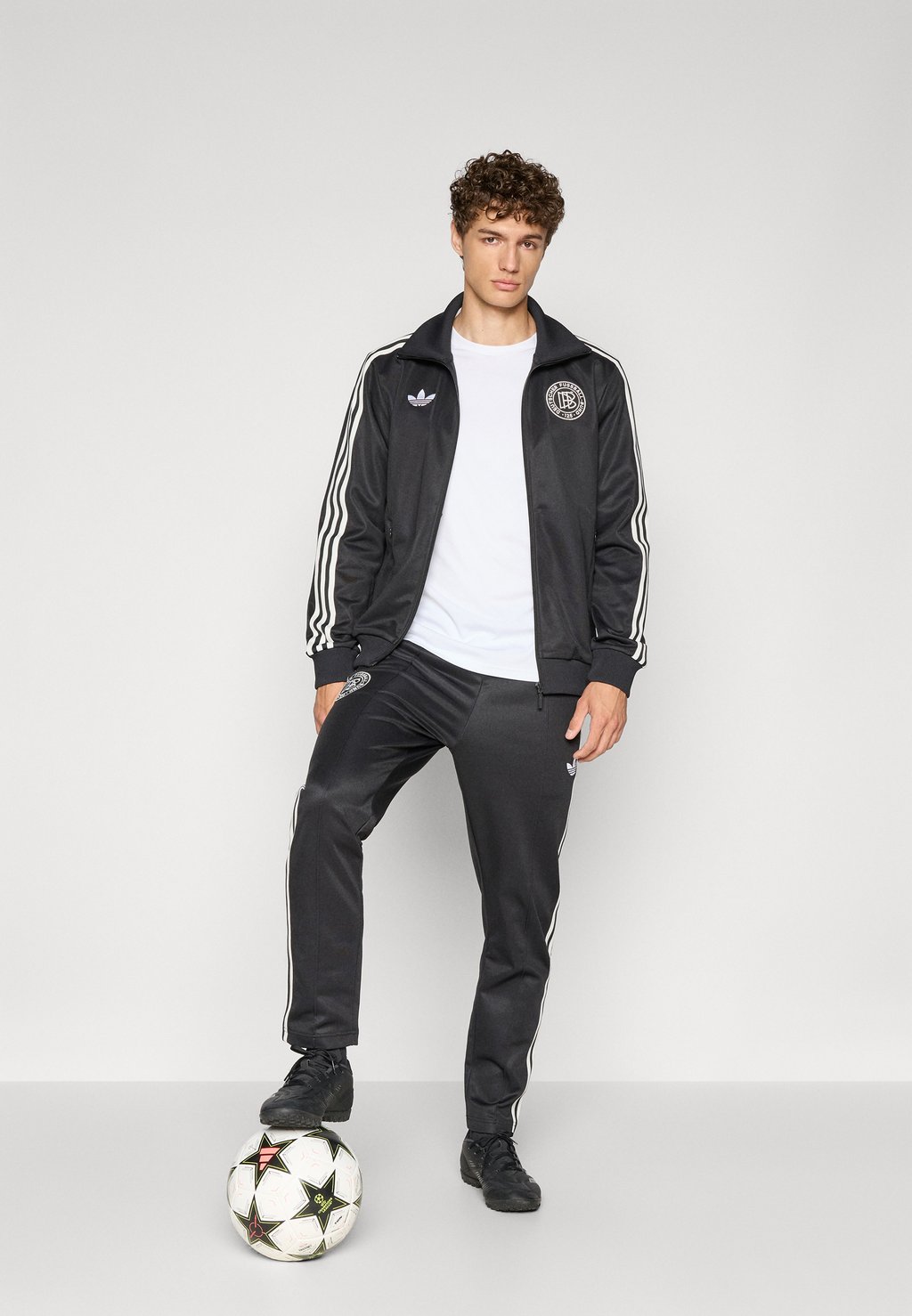 Тренировочная куртка DFB - National team wear Adidas Originals, черный — фото 2