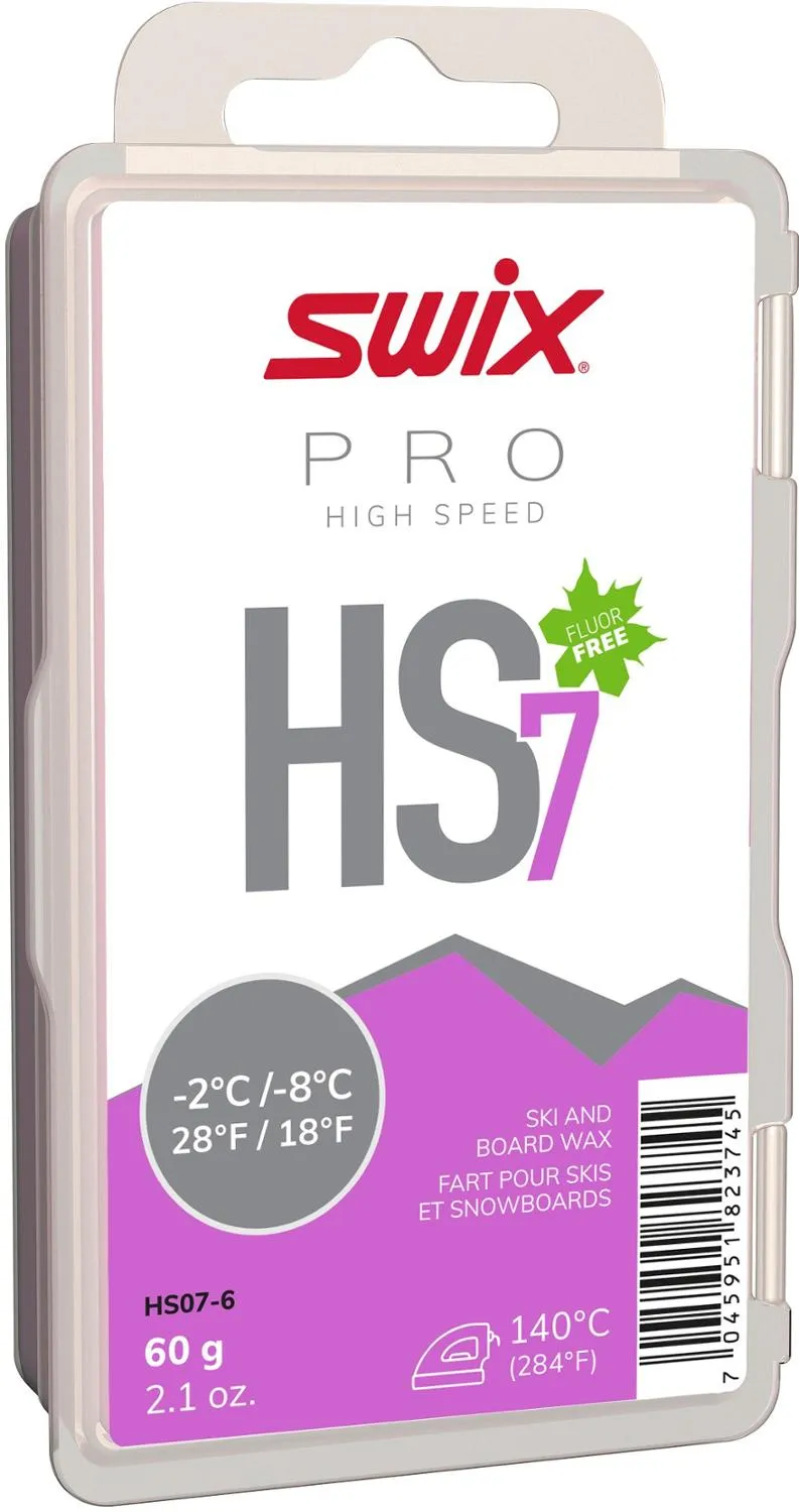 

HS7 Фиолетовый воск для температур от -8 до -2 градусов Цельсия 60 г Swix, None