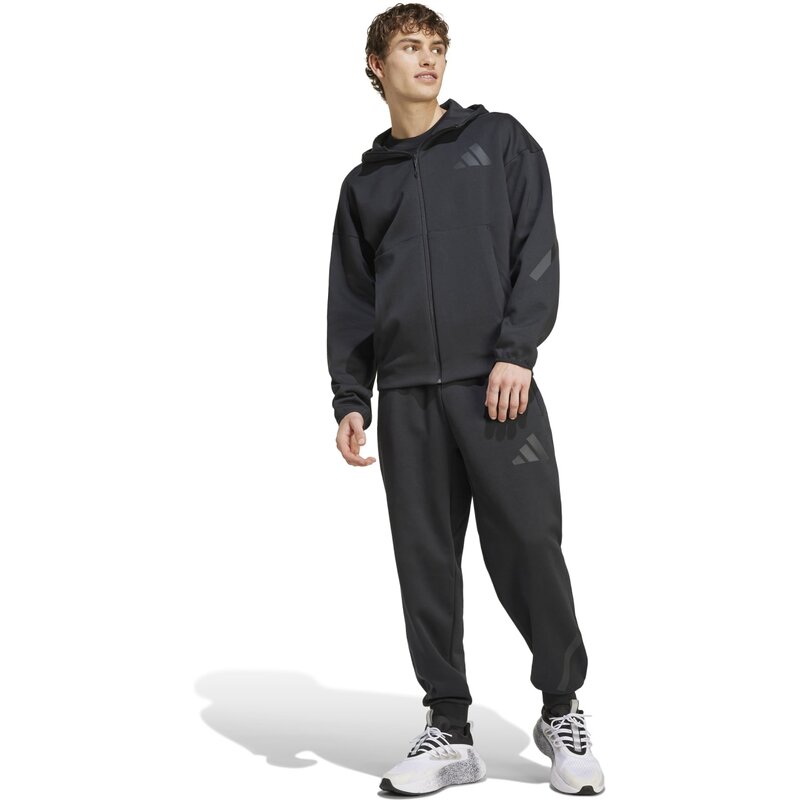 Толстовка с капюшоном новая zne zip (обычная и длинная) Adidas, черный — фото 4