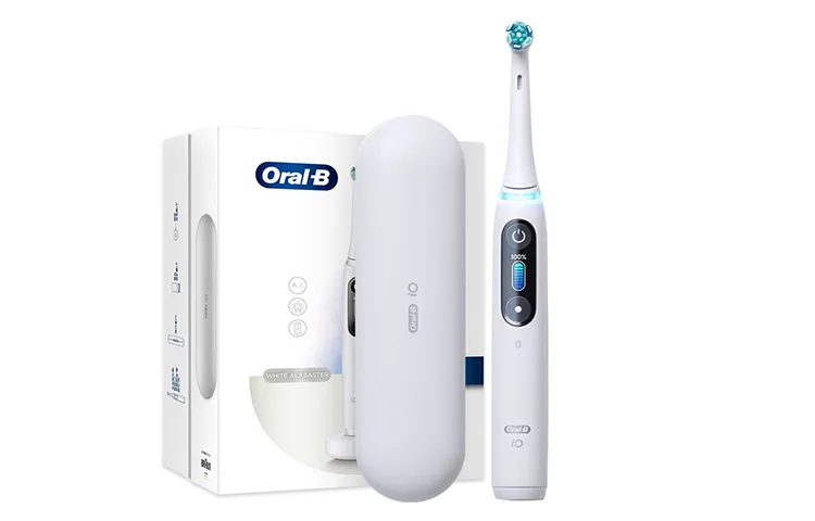 Oral-B Электрическая зубная щетка IO9 с вибрацией, перезаряжаемая, с Bluetooth — фото 2