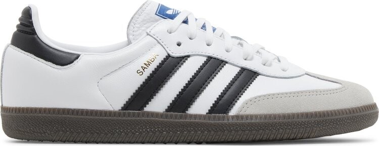 

Кроссовки Samba OG J 'White Black Gum', белый