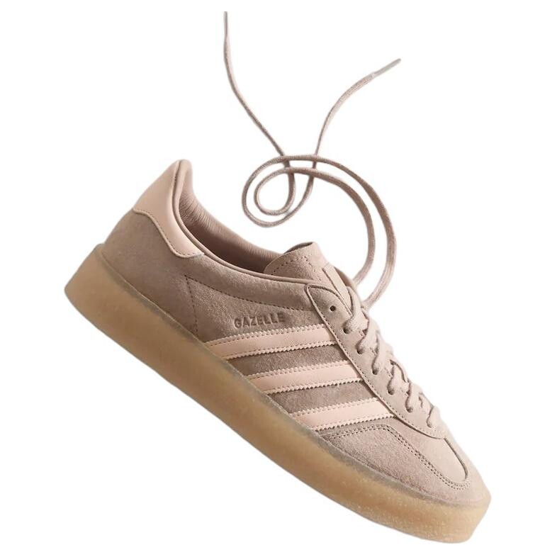 Кроссовки Kith X adidas originals Gazelle Skateboarding Shoes Men Low-top Brown, коричневый — фото 3
