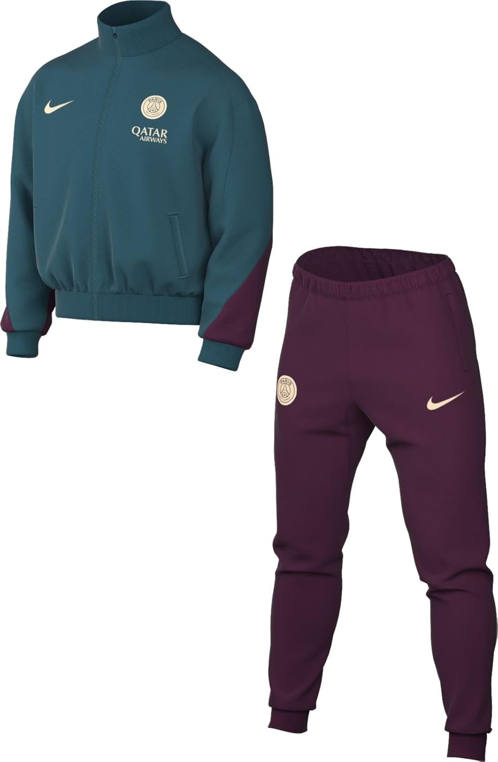 

Nike Psg M Nk Df Strk Trk Suit K Men's Tracksuit, Geode Teal/Bordeaux/Guava Ice