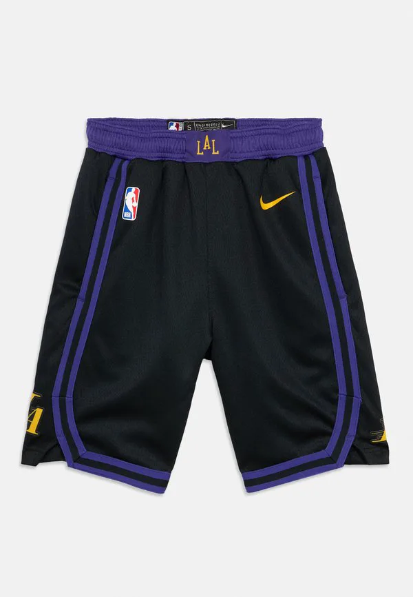 Спортивные шорты унисекс nba los angeles lakers Nike Performance, Black — фото 3