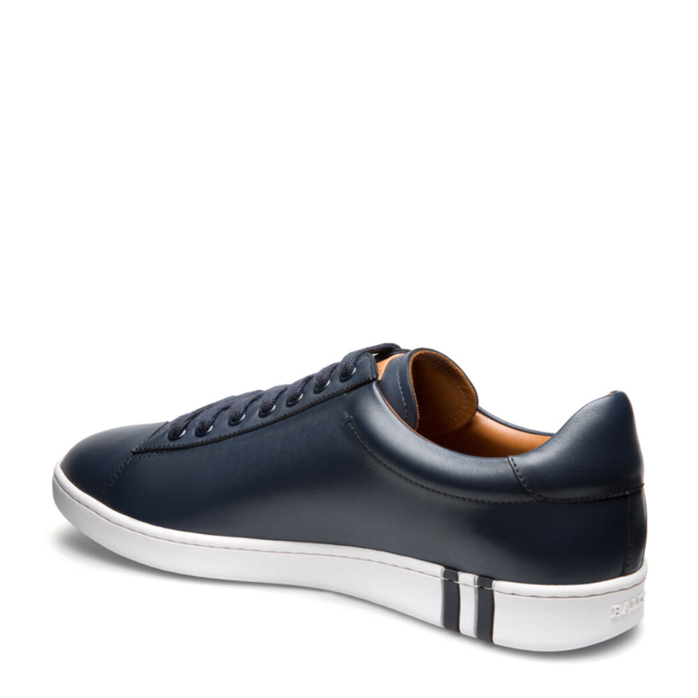 Мужские темно-синие кроссовки Bally Asher 6205252 из телячьей кожи, синий — фото 3
