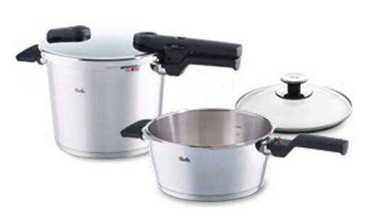 

Набор для готовки под давлением vitaquick Fissler, серебряный