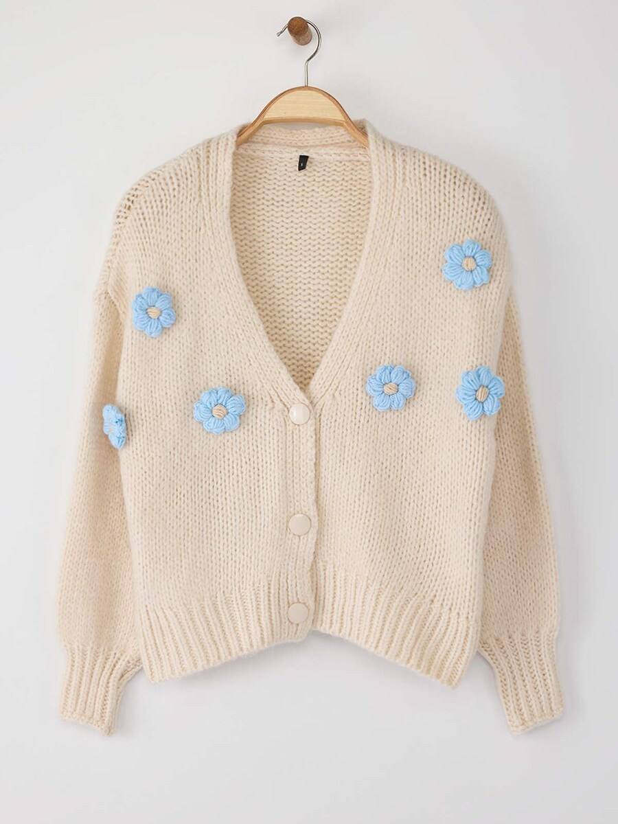 

Вязаный кардиган Trendyol, Stone