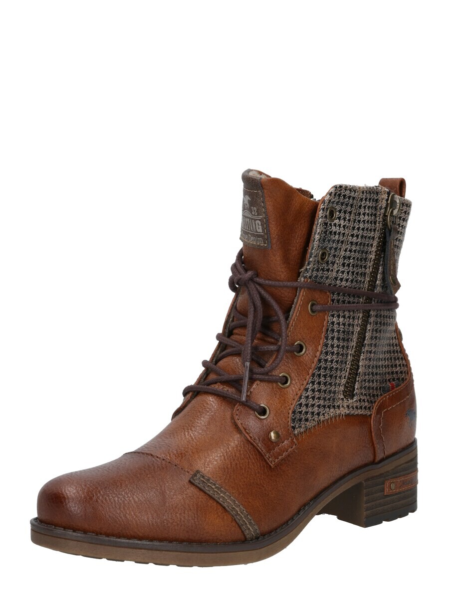 

Ботинки MUSTANG Lace-Up Ankle Boots, цвет Caramel