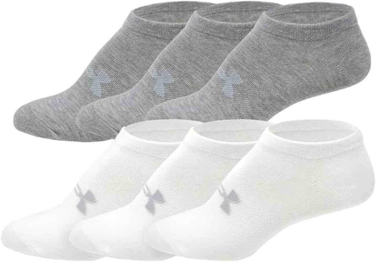 

Носки Under Armour UA Training женские No-Show, размер M, 6 пар, White