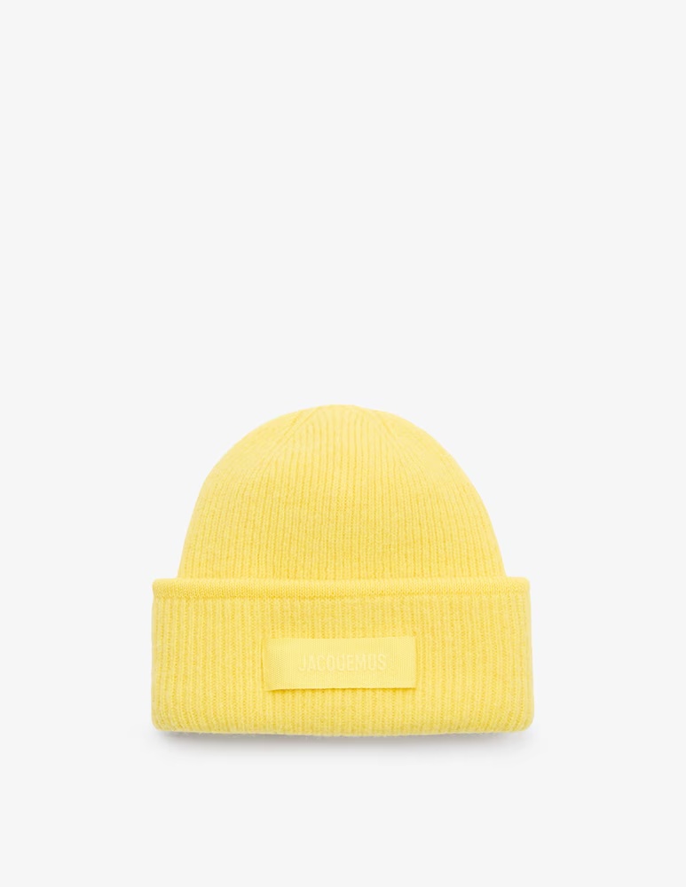 

Шляпа Le bonnet из грогрена Jacquemus, желтый