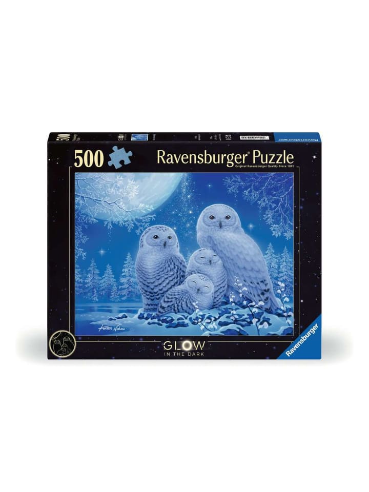

Пазл Ravensburger из 500 деталей, совы в лунном свете, красочный