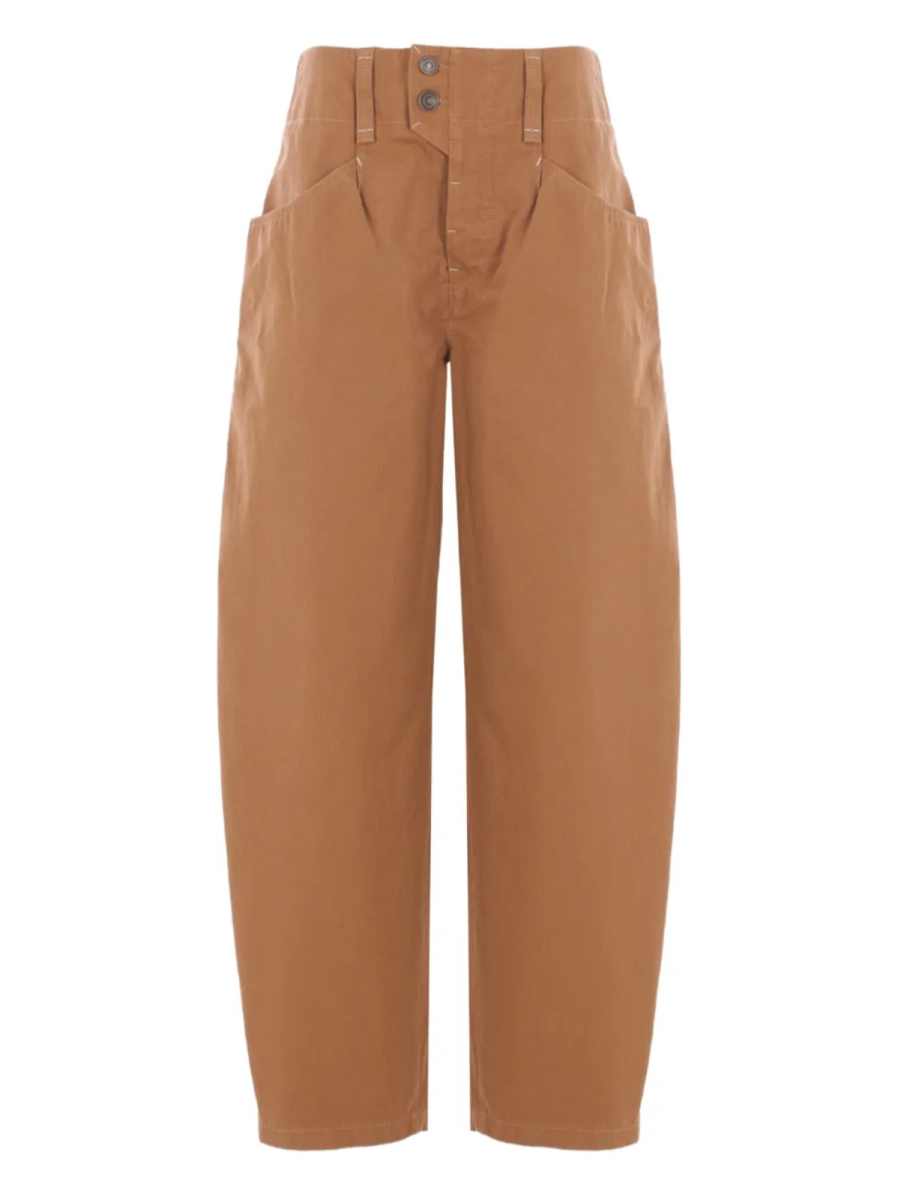 

ISABEL MARANT брюки на пуговицах, коричневый