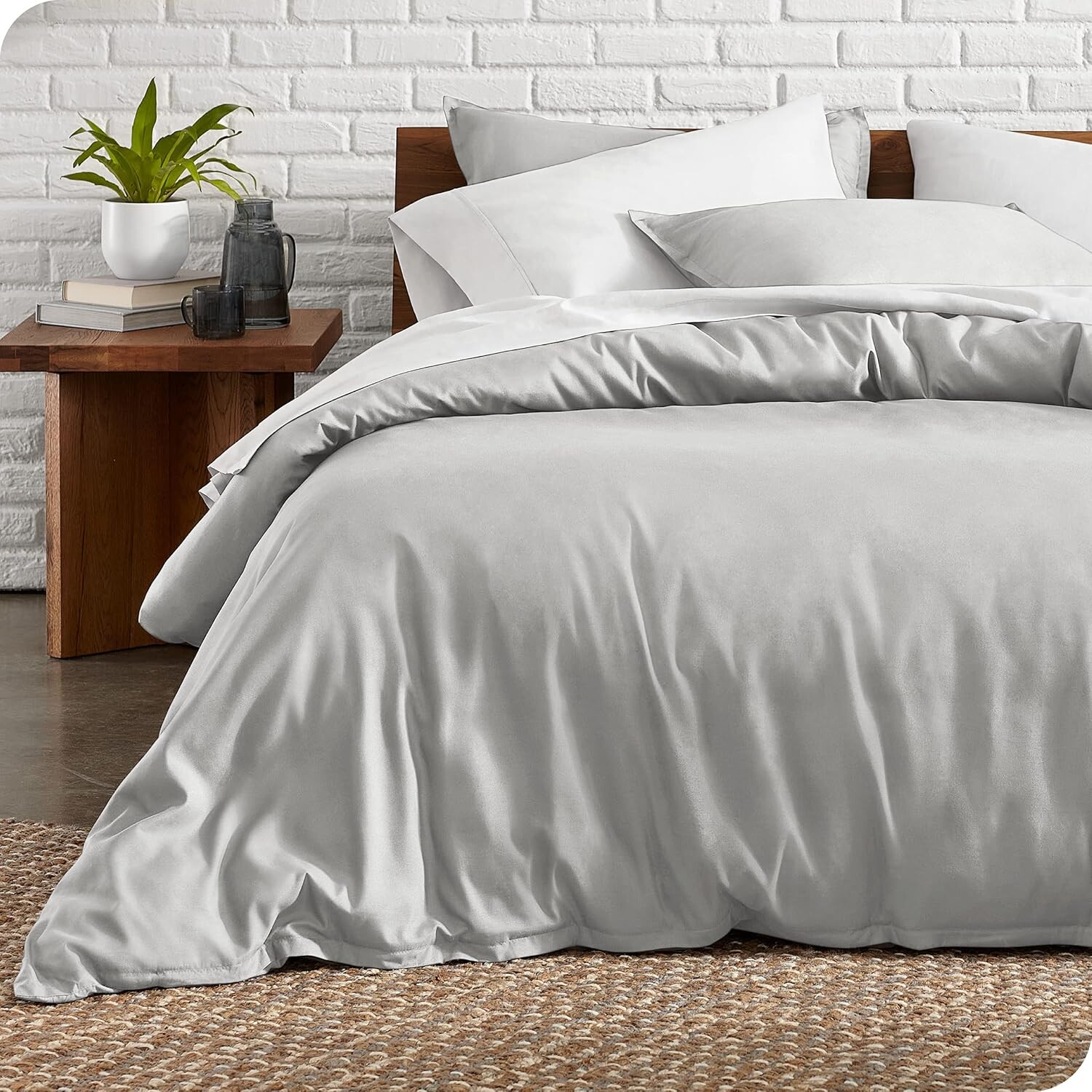 

Комплект одеял для дома Bare с комплектом пододеяльников (Twin/Twin XL, светло-серый) Bare Home