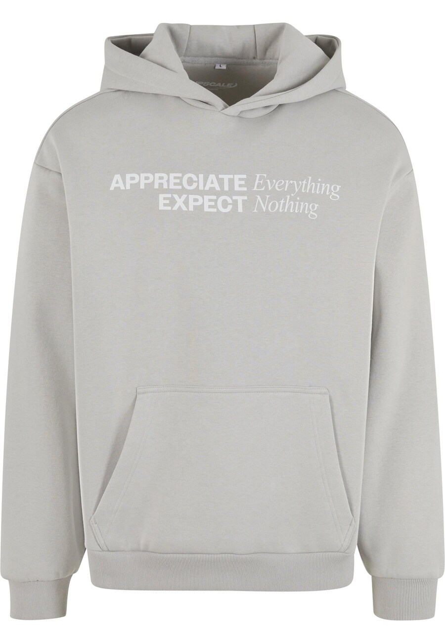 

Толстовка с капюшоном MT Upscale Sweatshirt Appreciate & Respect, светло-серый