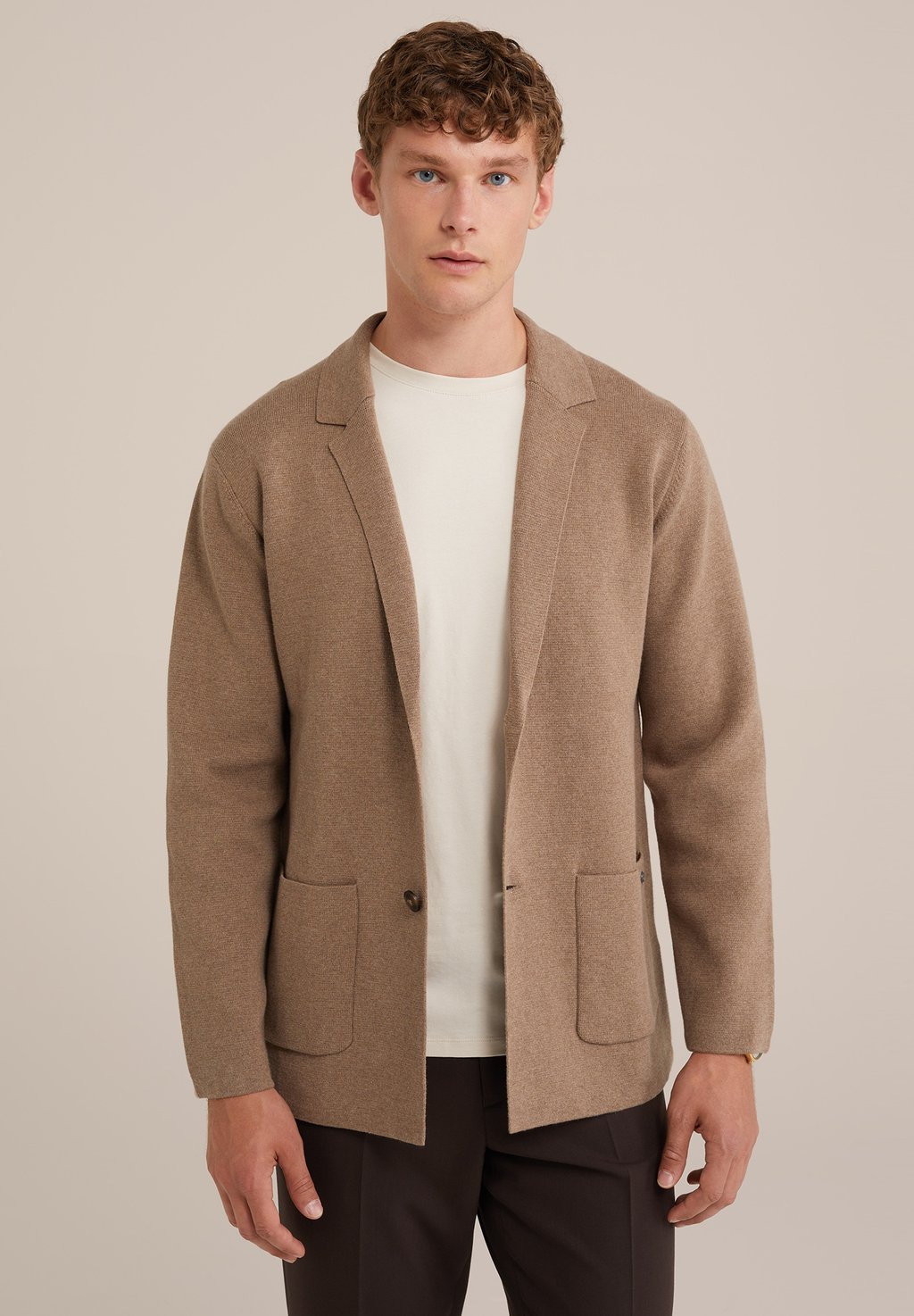 

Кардиган Giacca WE Fashion, светло-коричневый