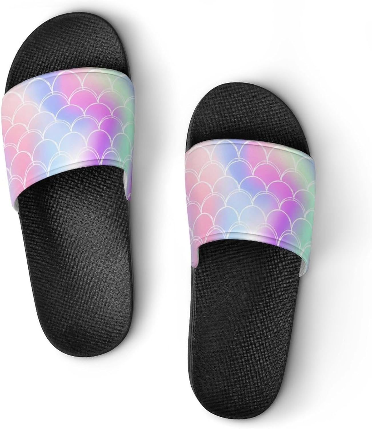 

Мужские домашние шлепанцы GUPNWQXX с принтом рыбьей чешуи, женские нескользящие банные с открытым носком, повседневные пляжные шлепанцы для бассейна, оранжевый