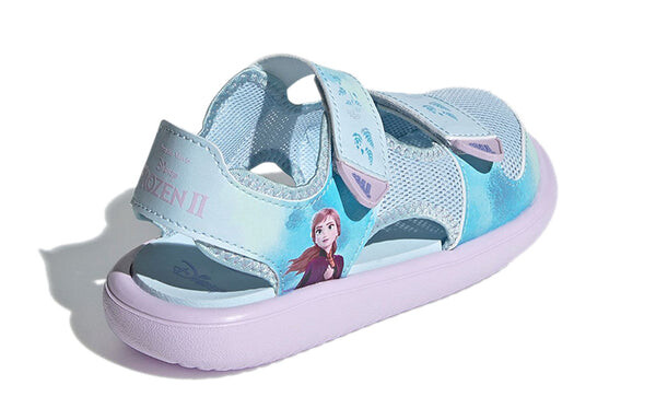 Сандалии frozen x water comfort sandal j Adidas, синий — фото 4