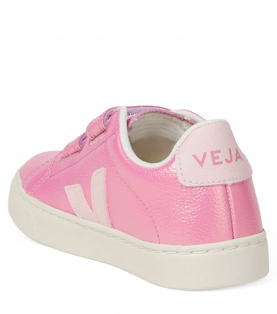 Кожаные кроссовки Esplar Veja Kids, розовый — фото 3