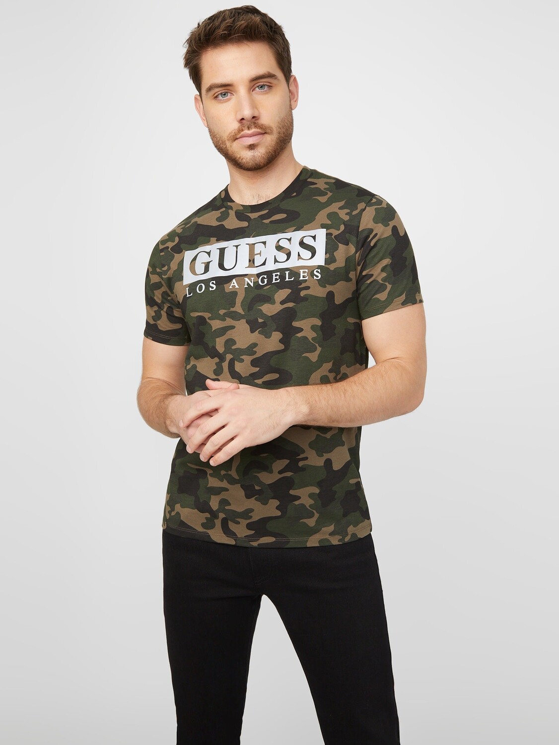 

Светоотражающая футболка Greg Camo Guess Factory, камуфляж