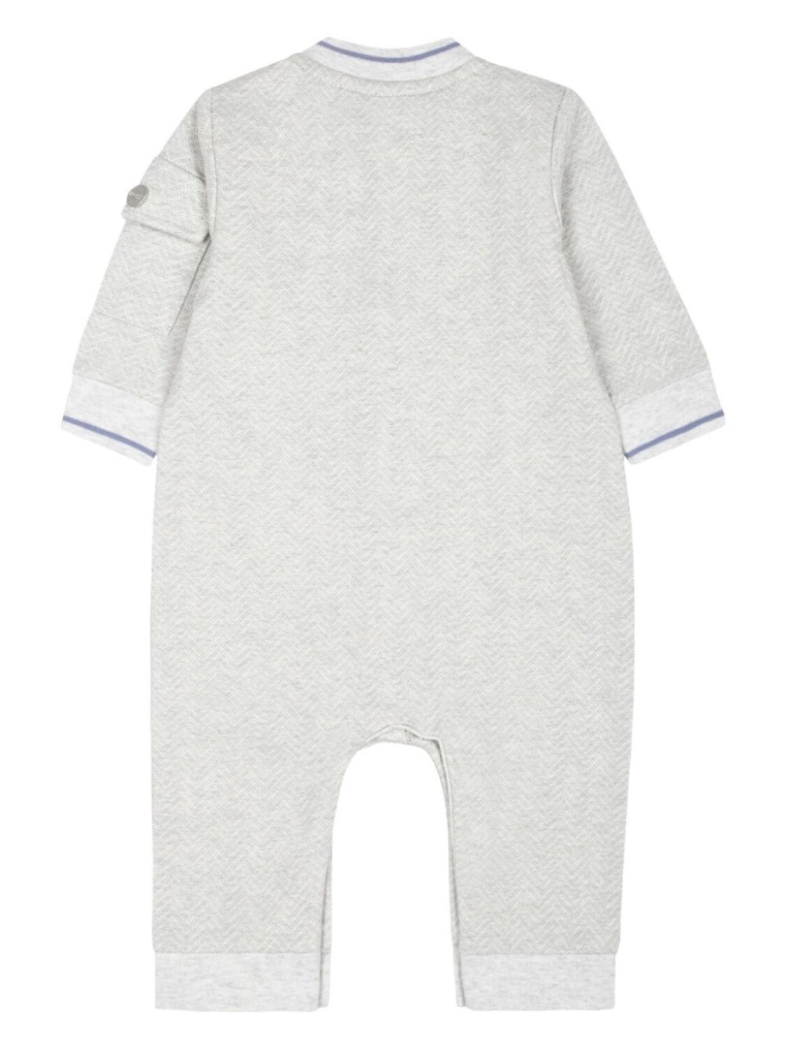 

BOSS Kidswear комбинезон с вышитым логотипом, серый