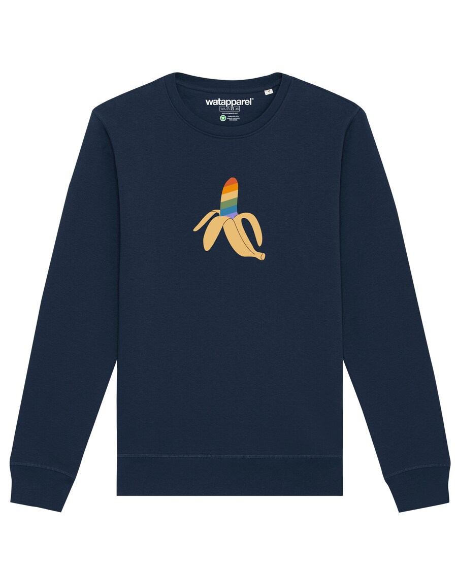 

Толстовка Watapparel Rainbow Banana, темно-синий