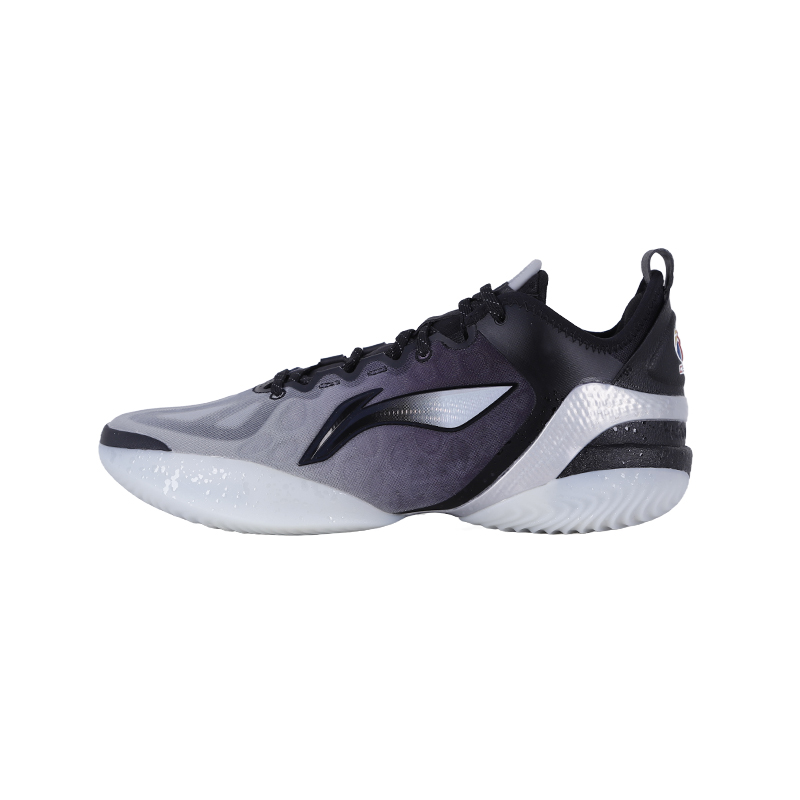 

LINING Баскетбольные кроссовки Yushuai 19V2 Cushioning Rebound Grip Low Top, мужские, серо-черные
