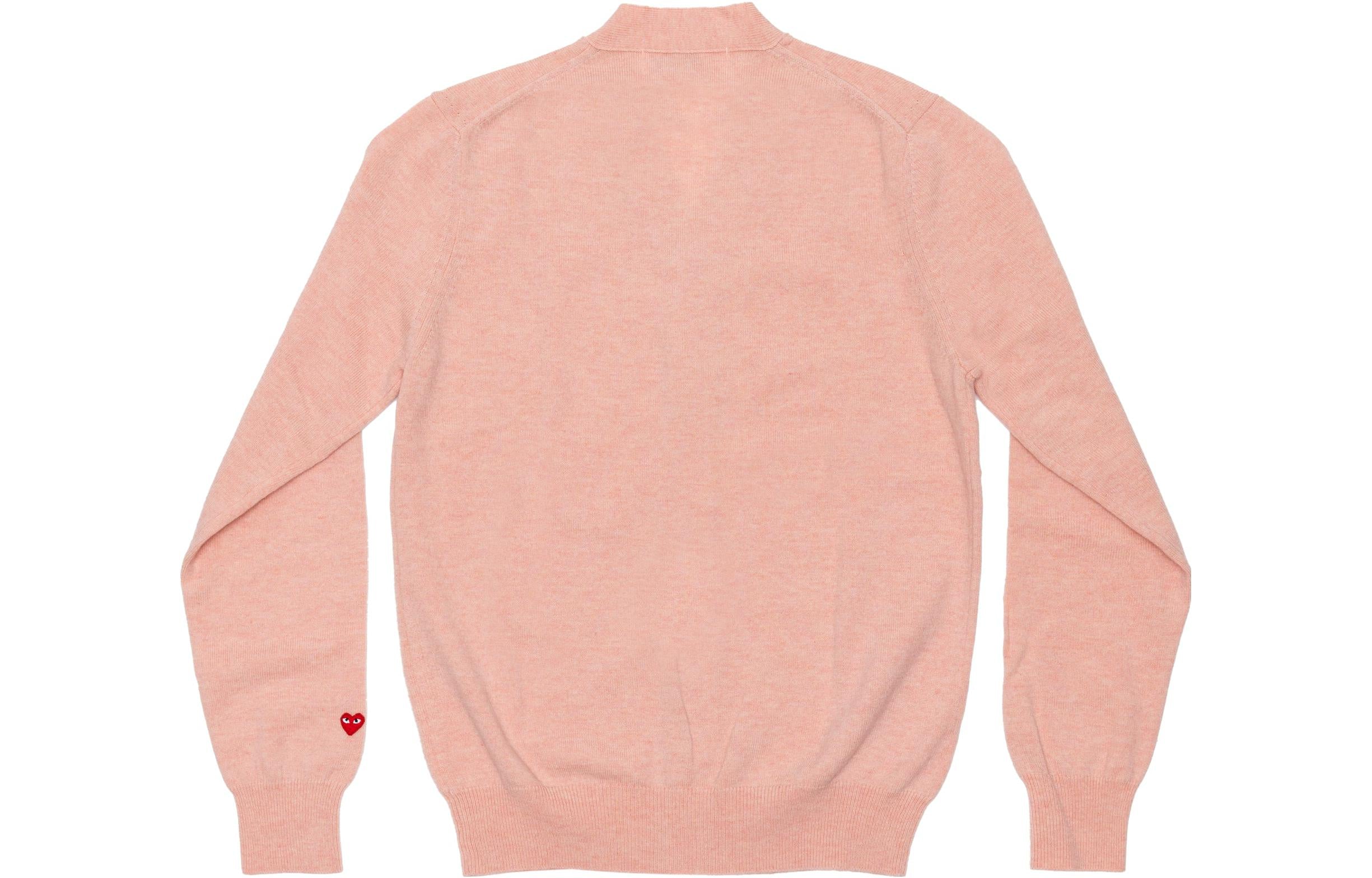 Кардиган COMME des GARCONS PLAY Cardigan Pastel Series Sleeve Heart 'Pink' AZ-N092-051-5, розовый — фото 3