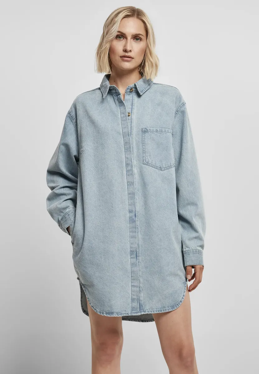 

Платье-рубашка URBAN CLASSICS " Urban Classics Ladies Oversized Denim Shirt Dress" (1 шт.), синий